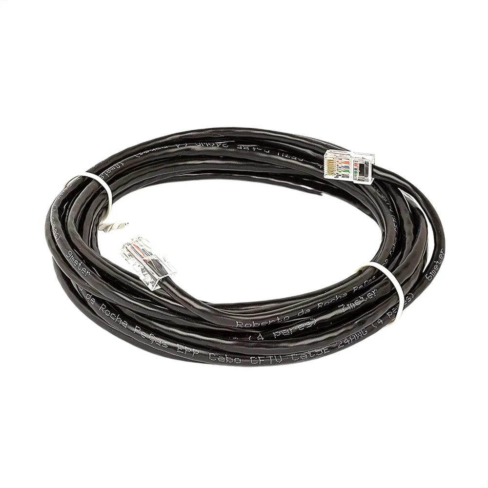 Cabo Rede Cat5e Montado 50m Preto