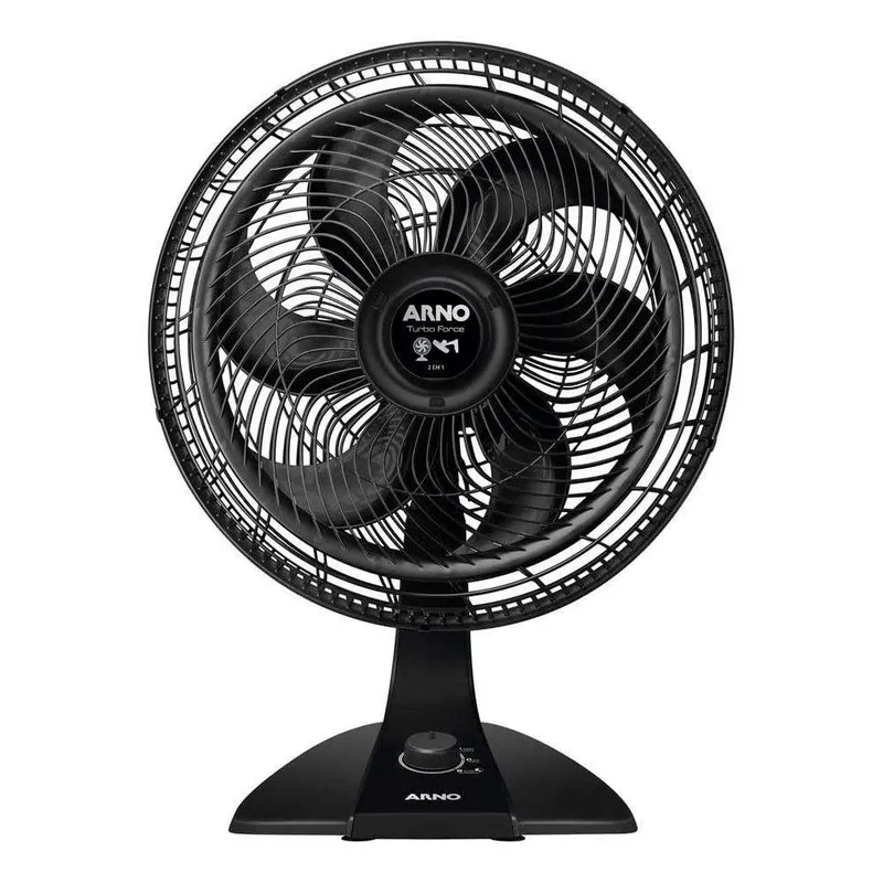 Ventilador De Mesa Ve3200b Turbo Force 2 Em 1 Arno Preto 220v - 220v