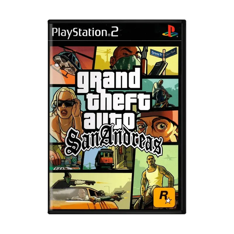 Jogo Gta San Andreas Ps2 Físico (lacrado)