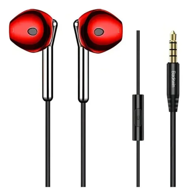 Fone De Ouvido Lelong Le-0216 Cor Vermelho