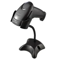 Leitor Código E Barras, Laser, Com Suporte, USB, C3Tech - LB-50BK