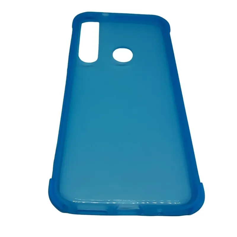 Capa Capinha De Celular Motorola Moto G8 Plus Silicone Resistente Moto G8/ G8play:azul