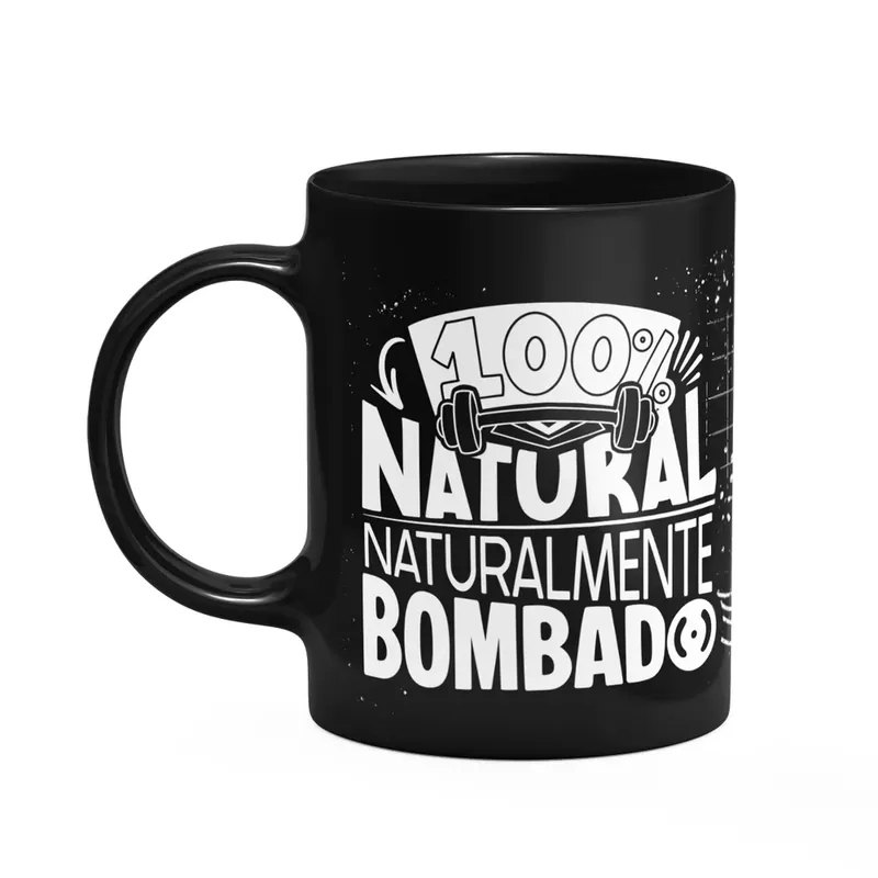 Caneca Fitness Academia - 100 Por Cento Natural