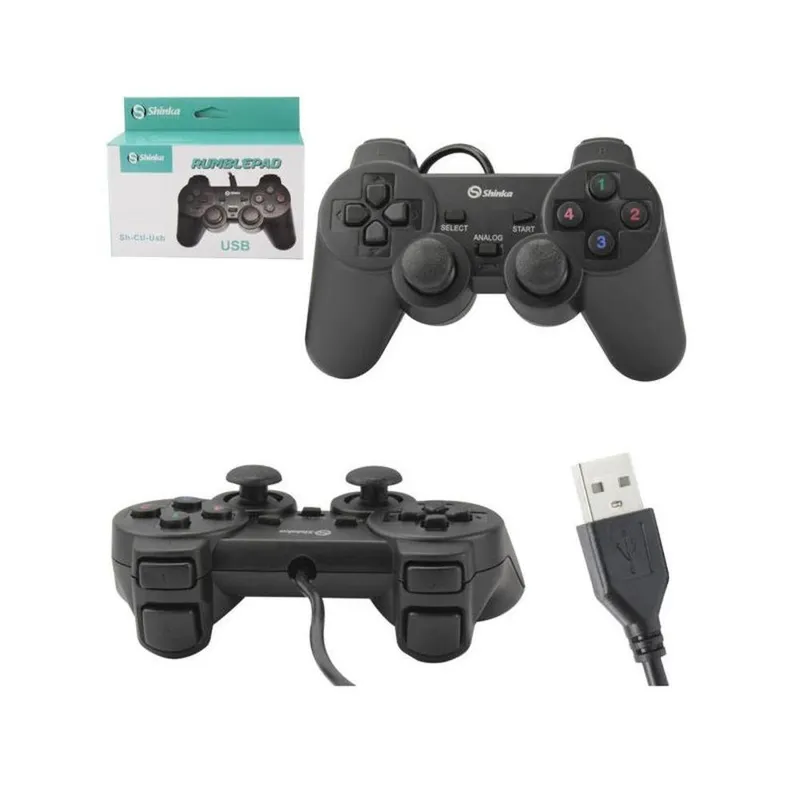 Joypad Shinka Joystick Com Fio USB 2.0 Pc Computador Sh-ctl-USB