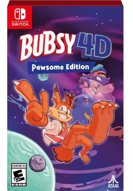 Jogo Bubsy 4d Pawsome Edition Importado Nintendo Switch