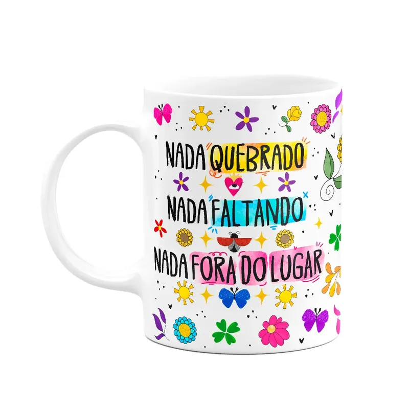 Caneca Proteção - Nada Quebrado, Nada Faltando - B-dark