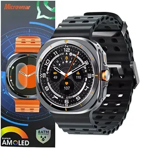 Smartwatch Su01 Serie 11 47mm 8atm Whatsapp Tela AmoLED Gps Nfc Microwear