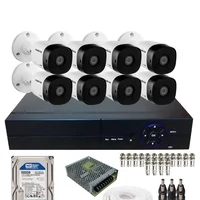 Kit 8 Câmeras Intelbras 1120b Hd Dvr De 08 Canais Alta Performance Com Hd 500gb Incluso