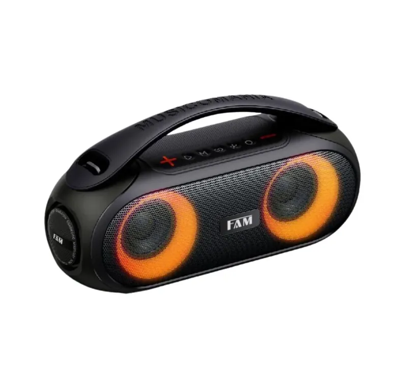 Caixa de Som Portátil Fam, Bluetooth, Pen Drive USB, Rádio FM, Auxiliar P2, 40w - A045