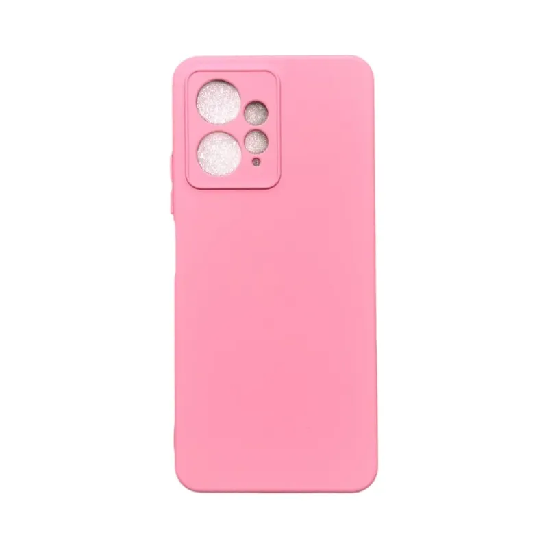 Capa Xiaomi Redmi Note 12 4g Silicone Aveludada Protege Câmera Colorida Capinha Anti Impacto Redmi Note 12 4g:rosa Bebê