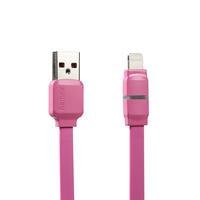 Cabo Flat Lightning Para USB, LED Indicador De Carga, 1m, Pink - 22_18_0_u