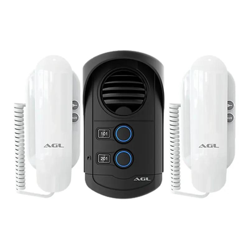 Porteiro Coletivo Agl S-300, 2 Pontos Com Monofone, Branco