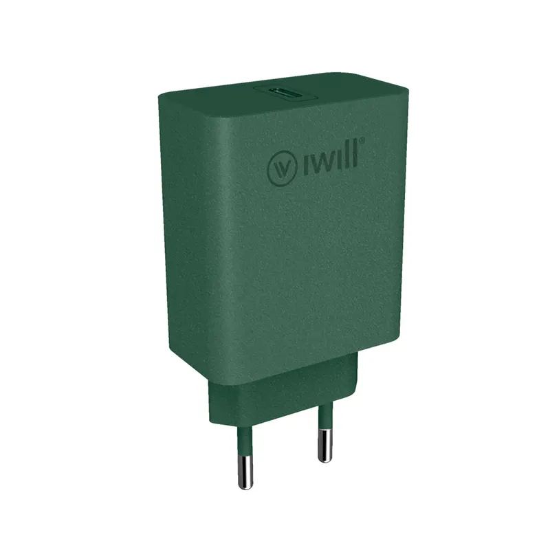 Adaptador De Parede Iwill, Com 1 USB-C PD, 20W, Lilás - PD Charger