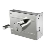 Fechadura Externa De Sobrepor Para Portão Aço Inox 1130inx 3f