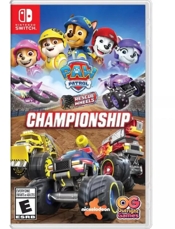 Jogo Patrulha Canina Paw Patrol Rescue Wheels Championship Nintendo Switch