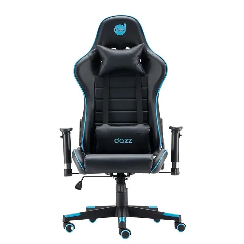 Cadeira Gamer Prime-x V2 Dazz, Até 100Kg, Reclinável, Com Almofada, Ergonômica Preto/vermelha
