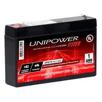 Bateria Selada Vrla 6v 7,2ah Up672 Unipower