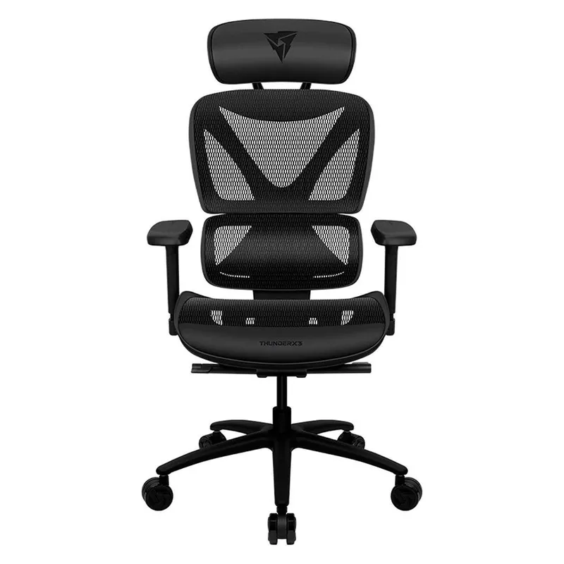 Cadeira Office ThunderX3 XTC Mesh, Até 150Kg, Reclinável, Braço 3D, Cilindro de Gás Classe 4, Nylon, Preto - 79603