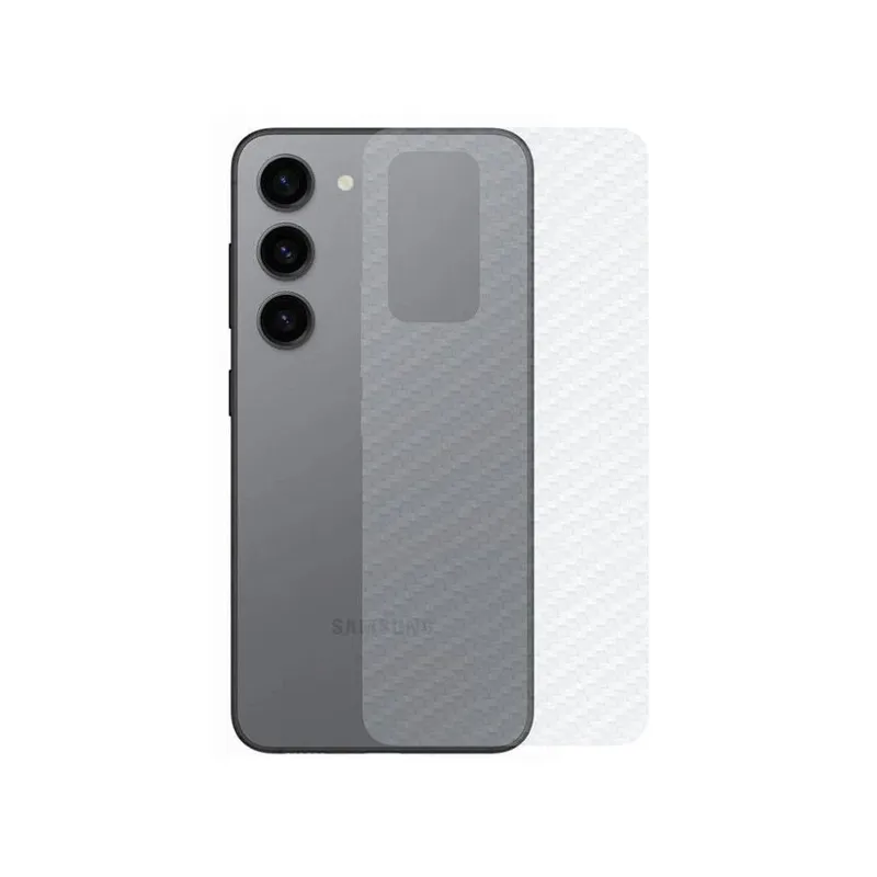 Película Gshield para Samsung Galaxy S23, Traseira de Fibra de Carbono