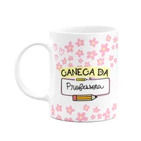 Caneca Professores - Caneca Da Professora - Funflowers