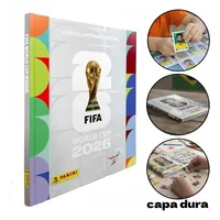 Álbum Oficial Panini Copa Do Mundo 2026 Capa Dura Prata – Edição Especial Colecionador