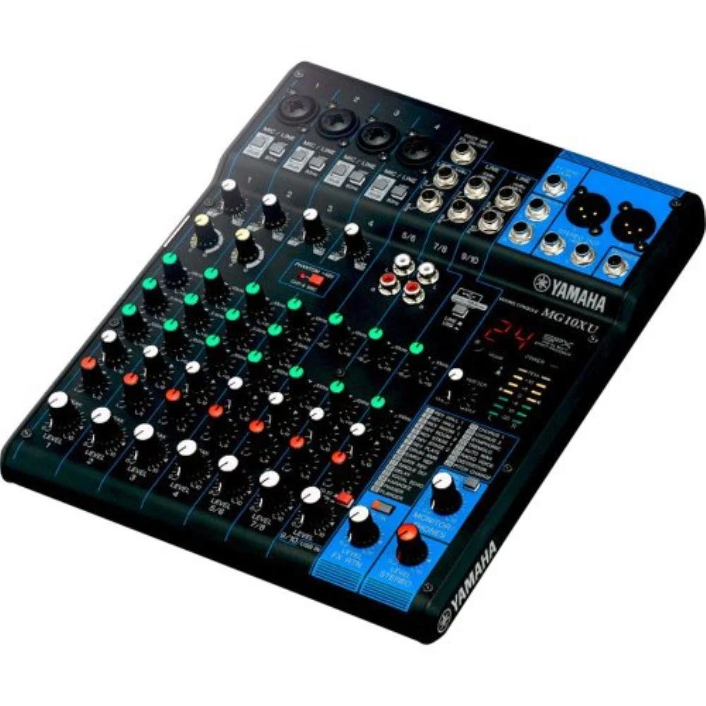 Mesa de Som Analógica 10 Canais Yamaha MG10XU