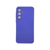 Capa Samsung A25 Silicone Aveludada Protege Câmera Colorida Capinha Anti Impacto Cor:roxo