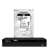 Dvr Intelbras 8 Canais Mhdx 1208 Com Hd De 4TB Instalado