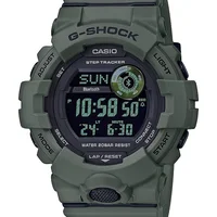 Casio - G-shock Power Trainer Masculino Com Relógio Bluetooth Mobile Link 49 Mm - Verde-gbd800uc-3