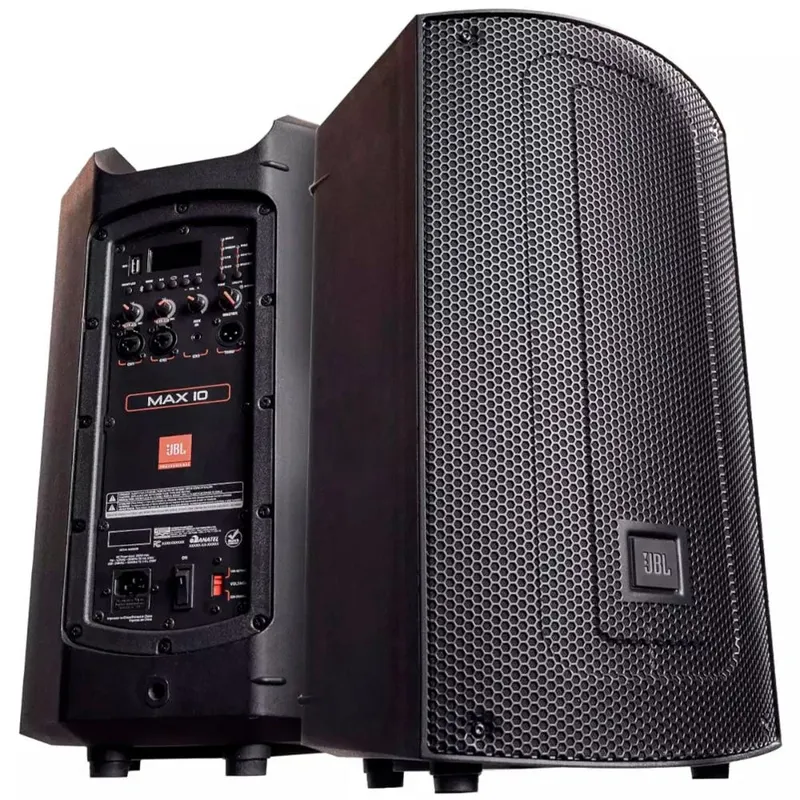 Caixa De Som JBL, Max 10, com Bluetooth 5.0 E Mídia Player, 250w Rms, Bivolt, Preta
