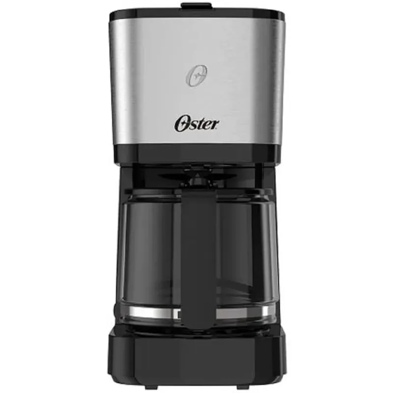 Cafeteira Elétrica Oster Inox Ocaf600, 32 Xícaras, 1.2 Litros, 750W, 220v, Preto/Inox