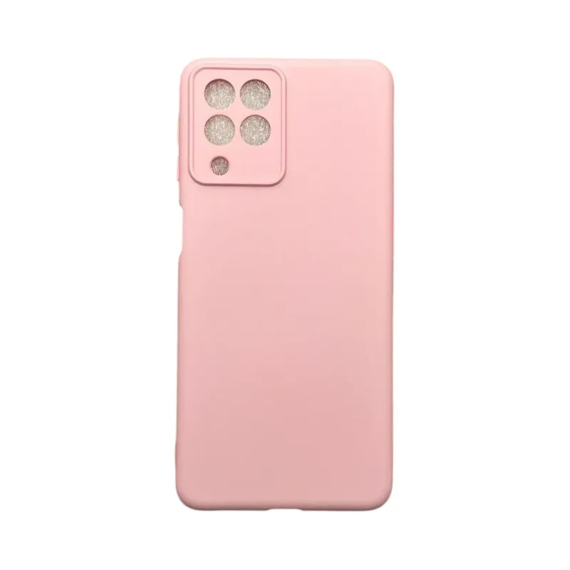 Capa Samsung M53 5g Silicone Aveludada Protege Câmera Colorida Capinha Anti Impacto M53 5g:rosa Bebê