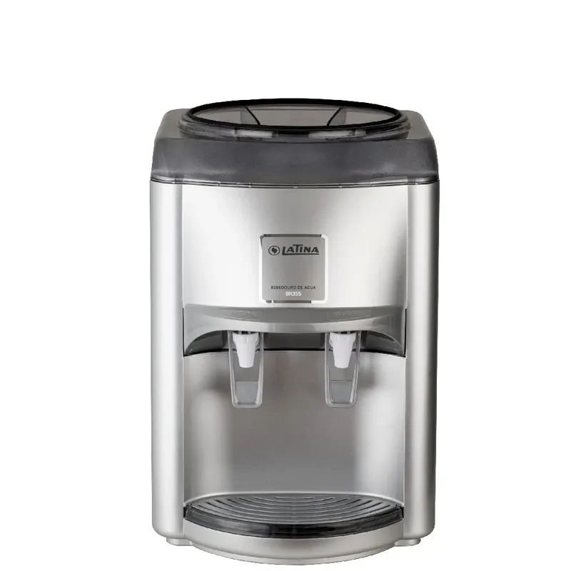 Bebedouro De Água Gelada Latina Br355 Branco Com Verde - 127v