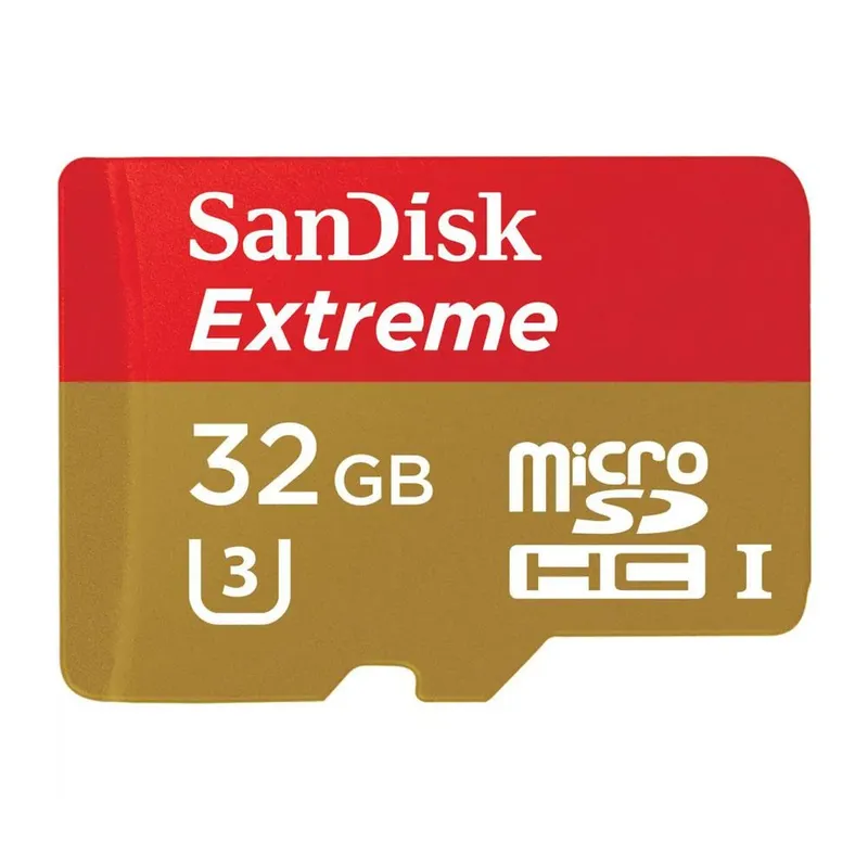 Cartão Memória SanDisk MicroSDHC UHS-I 32GB Classe 10 com Adaptador Extreme Pro U3 4k