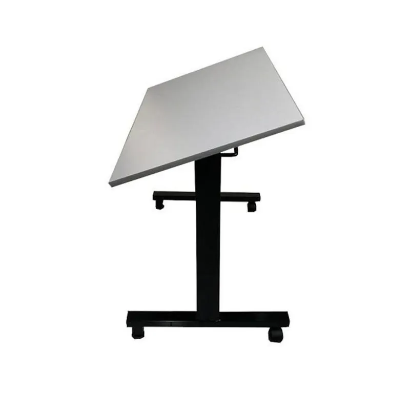 Mesa Design Office Móveis Basculante Para Escritório E Home Office Salerno, Cinza