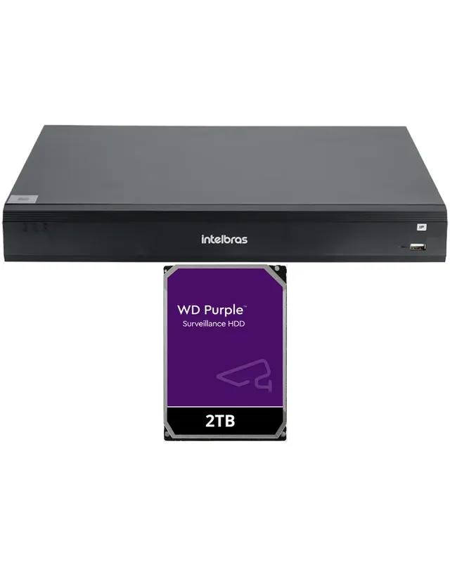 Gravador De Vídeo Em Rede Intelbras Nvd 1516-p Hd 2TB