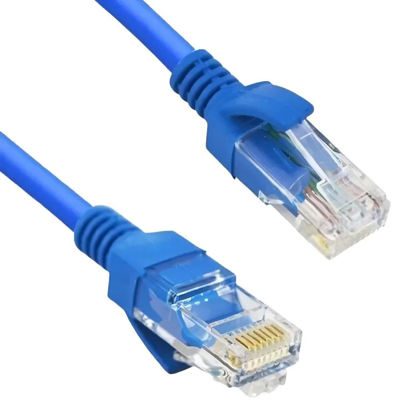 Cabo De Rede Lan Ethernet Rj45 Cat5e 5 Metros Cat5 E Montado 8p8c Homologado
