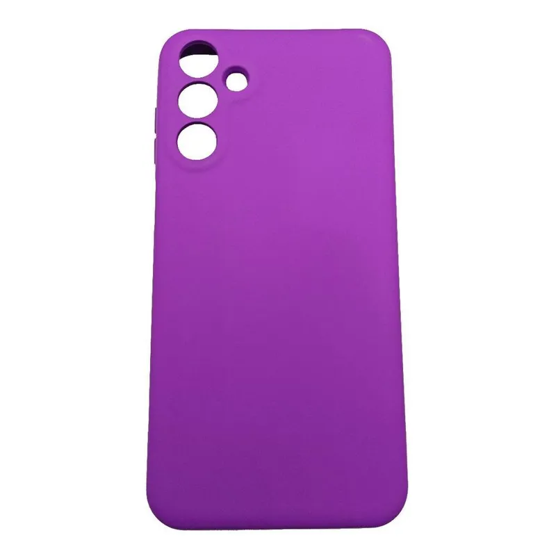 Capa Capinha Compatível Com Samsung Galaxy M15 Tela 6.5 Silicone Aveludada Premium Roxo