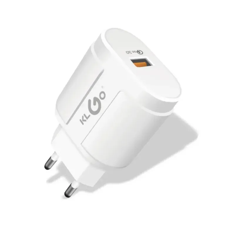 Carregador Turbo Fast Charger 3.0a Kc-300 Klgo Branco