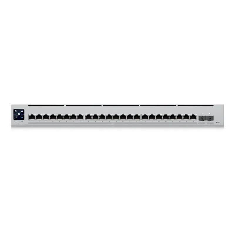 Switch 24 Portas 24x10GbE-RJ45 e 2x25GbE-SFP28 EnterpriseXG Ubiquiti USW-EnterpriseXG-24