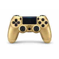Controle Sem Fio Compatível Com Play4 Ps4 Playstation 4 / Slim / Pro / PC E Smart Tvs Samsung Cor Dourado