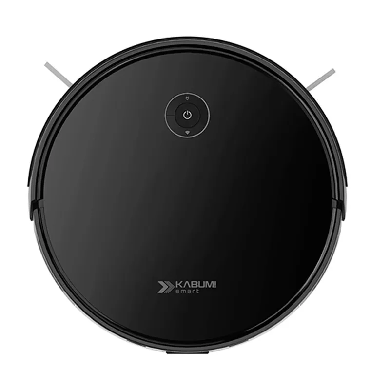 Robô Aspirador e Passa Pano KABUM! smart 550 - 3000Pa, Até 100min Bateria, Monitoramento em Tempo Real, Alexa/Google, Bivolt, Preto - KSAR550PT
