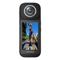 Câmera Ação Mentech Panox V3 Tela 3" Core Max 360° Preta