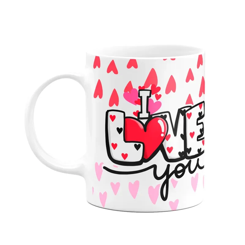 Caneca Namorados - I Love You - Você É O Amor Da Minha Vida