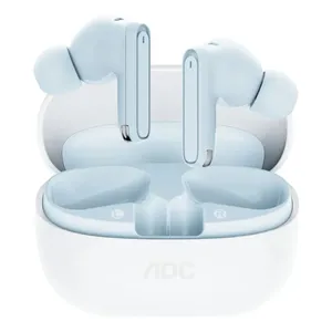 Foninho Fones De Ouvido Bluetooth Ultraleves Aoc Act1511bl - Azul Claro
