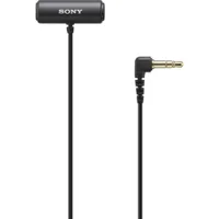 Microfone De Lapela Estéreo Compacto Sony Ecm-lv1 3,5 Mm