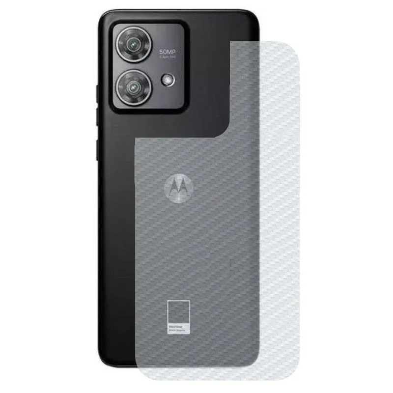 Película Para Motorola Edge 40 Neo 5g - Traseira De Fibra De Carbono - Gshield