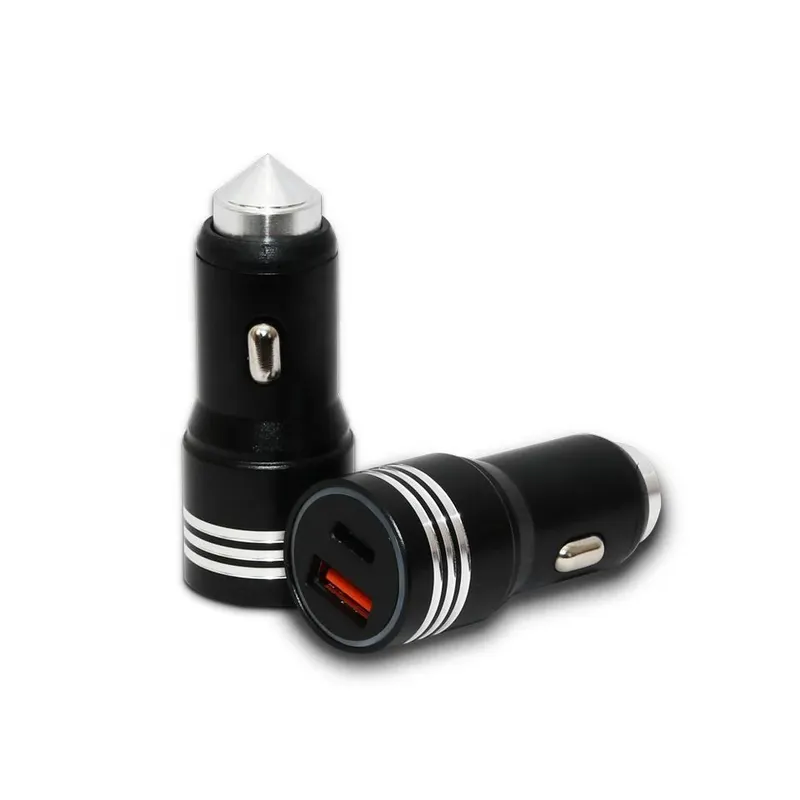 Carregador Celular Veicular It Blue, 2 Entradas USB E Tipo C