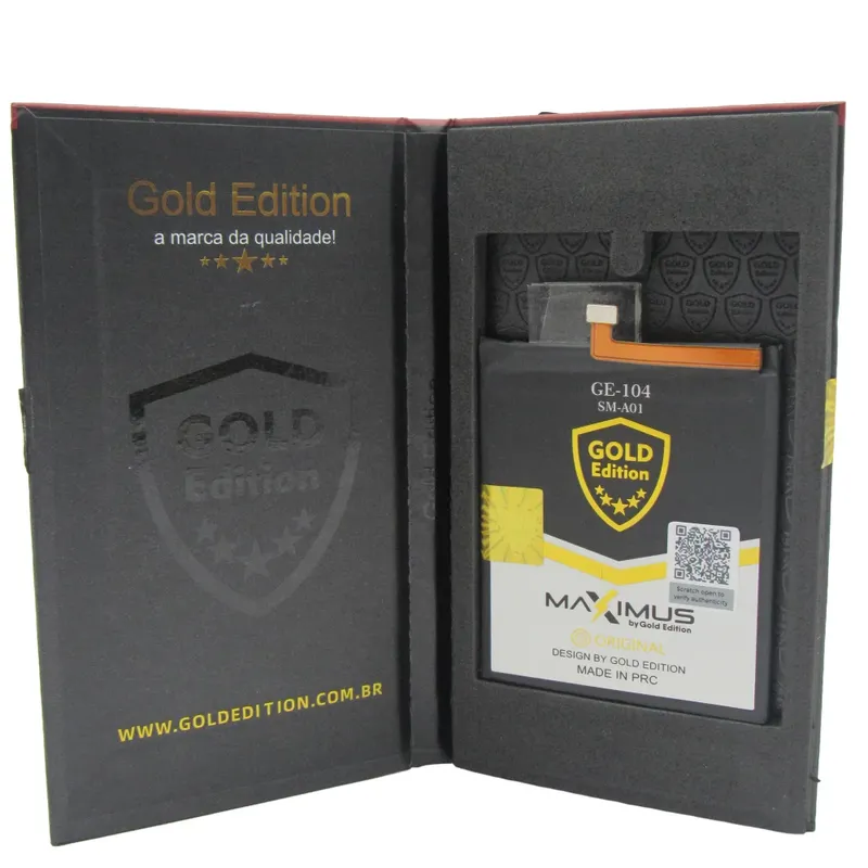 Bateria Gold Edition Ge-104 Ql1695 Para Galaxy A01 A015