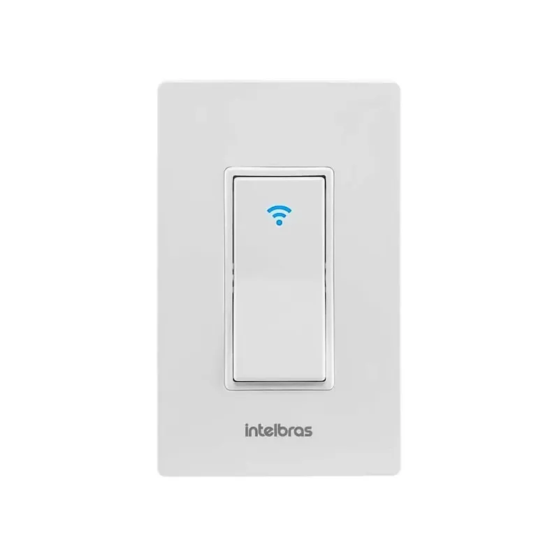 Interruptor Inteligente Intelbras, Controle Via WI-FI, Branco - EWS 101 I